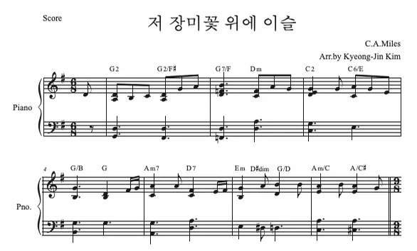 In The Garden - C.A. Miles (Piano Solo) by Pianist Jin