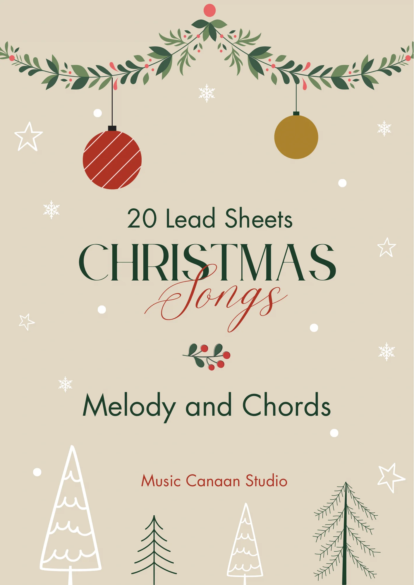 20 Christmas Lead Sheets by Music Canaan Studio - Page 2