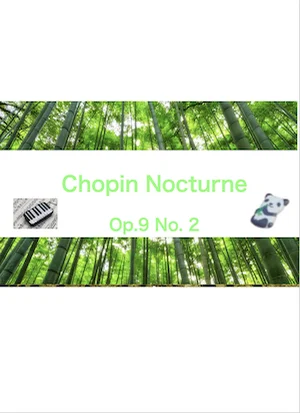 Chopin, Nocturne Op. 9 No. 2 (Easy arrangement) - Frederic Chopin by Daisuke U.