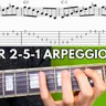 2-5-1 Arpeggio Exercise: Melodic Connections
