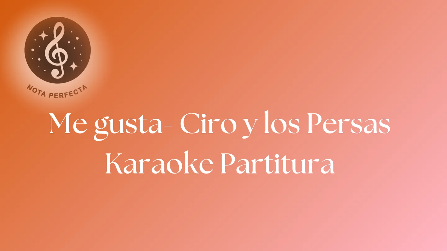 Me gusta - Ciro y los Persas (Vocal) by Rebeca Benítez