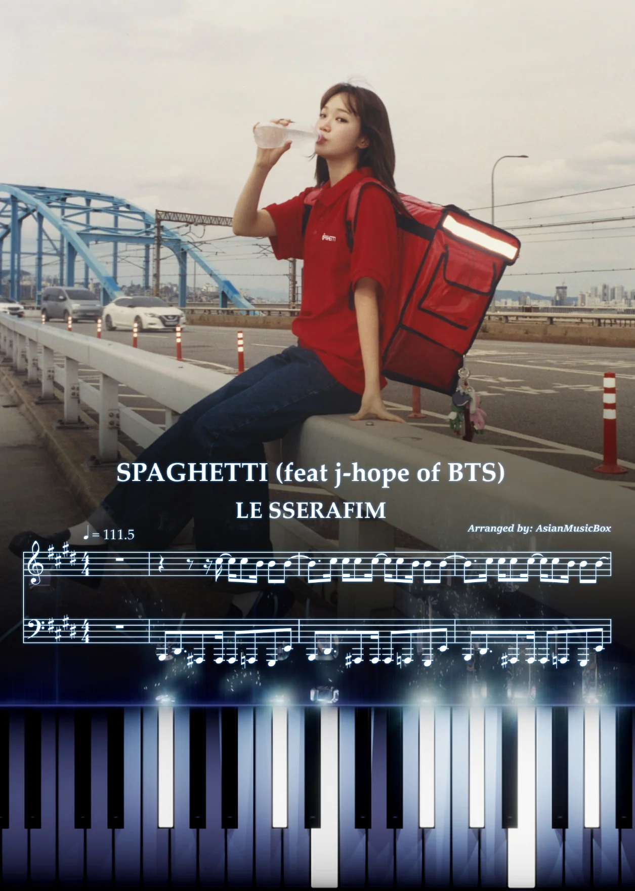 SPAGHETTI Featuring j-hope - LE SSERAFIM by AsianMusicBox