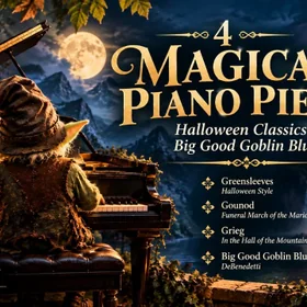 4 Magical Piano Pieces 🎹 | Halloween Classics