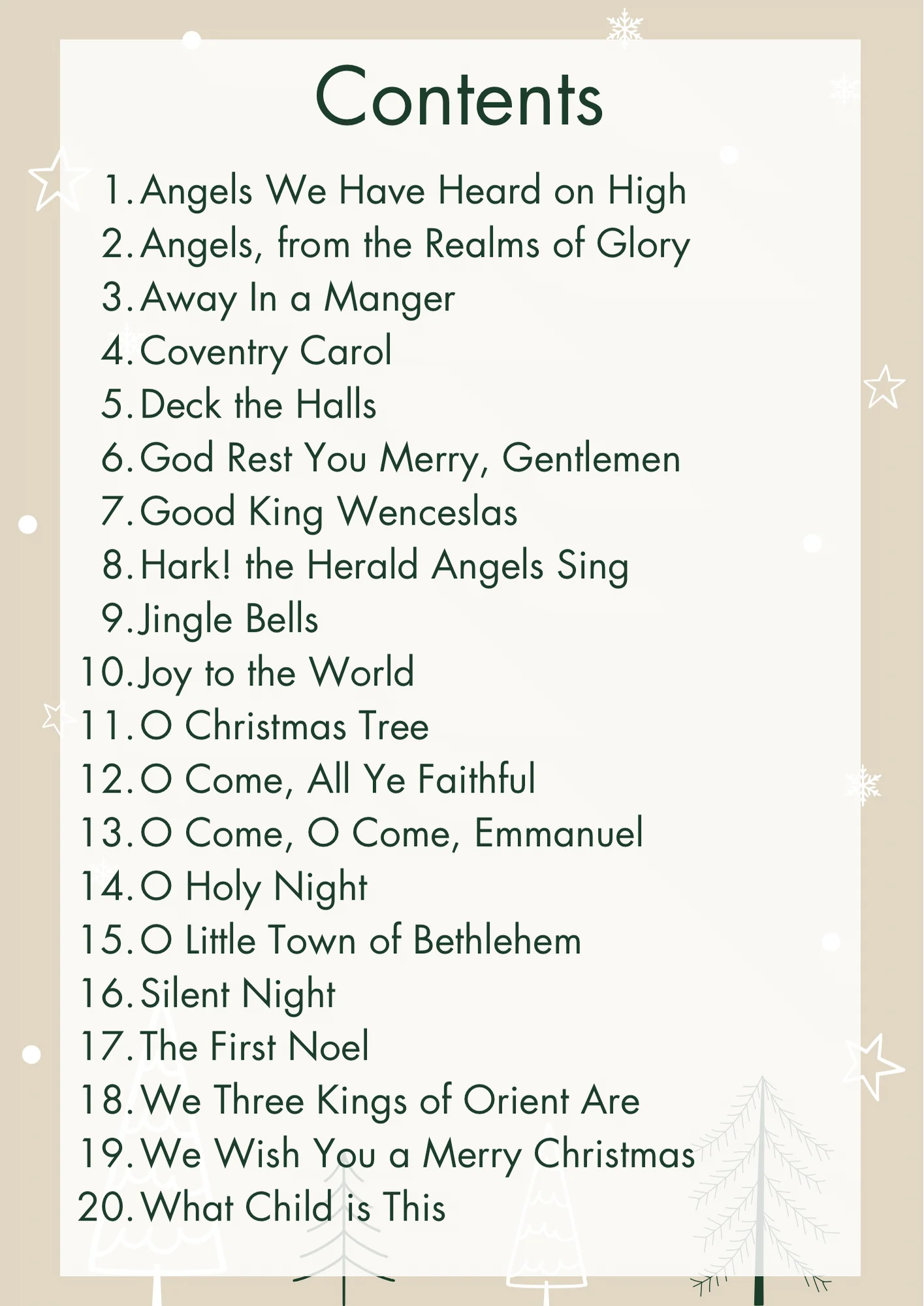 20 Christmas Lead Sheets by Music Canaan Studio - Page 3