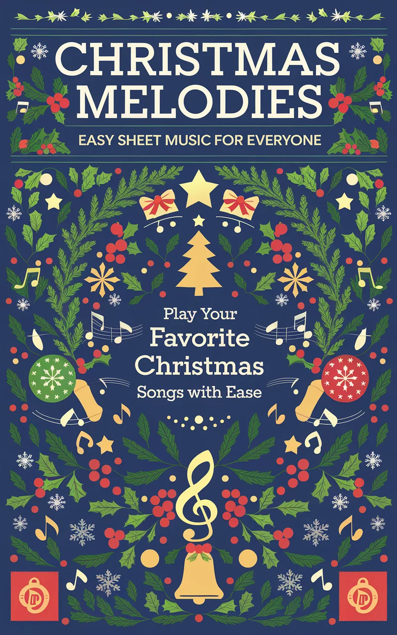 Christmas melodies - J.PIERPOM, I. BERLIN,G.W. COOKE,F.GRUBER,J.BOOTHE,M.LEONTOVYCH,M.CAREY,R.BLANE,WHAM,J.LENNON by Oks Paur