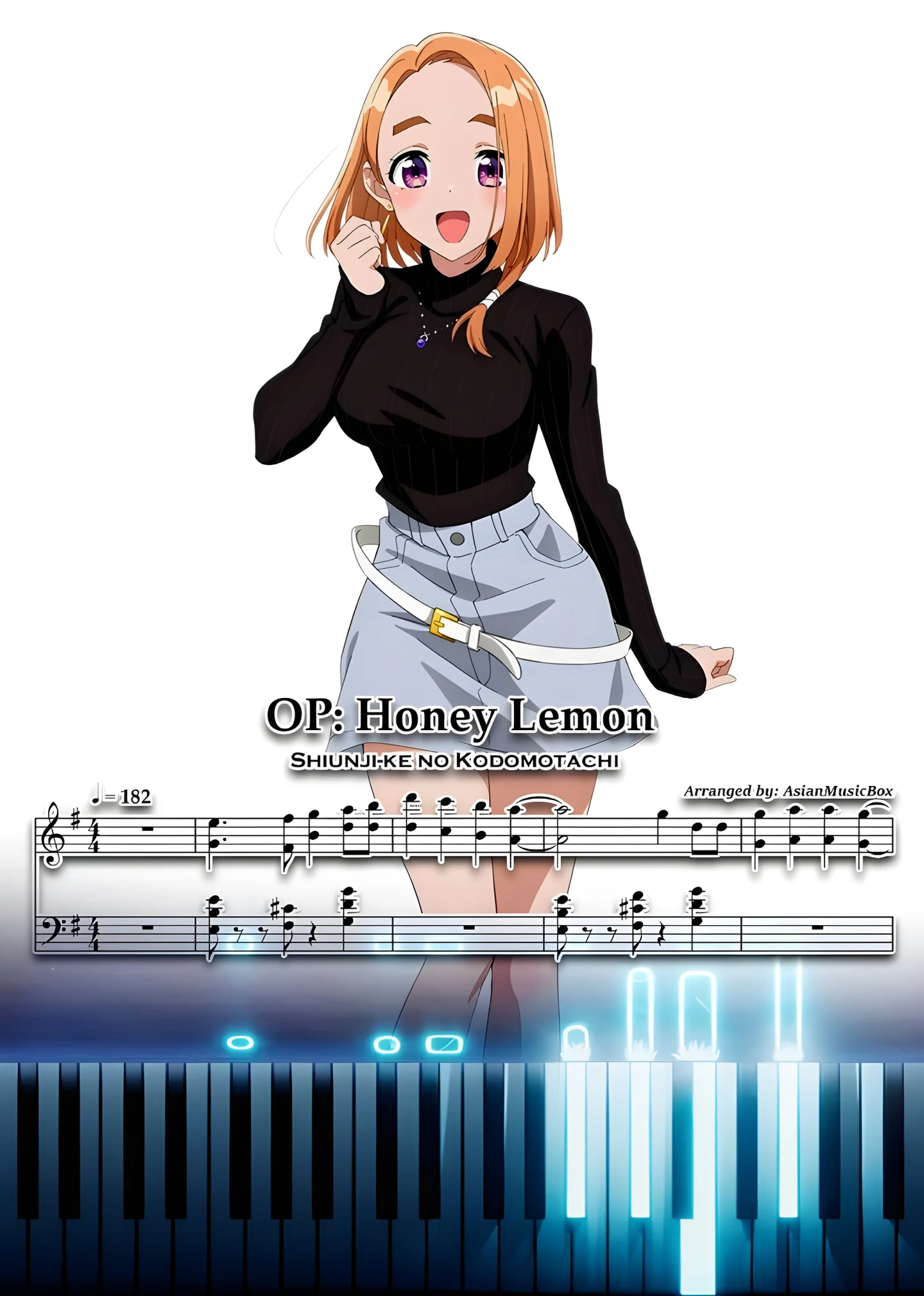 Honey Lemon (Shiunji-ke no Kodomotachi OP) - NACHERRY by AsianMusicBox