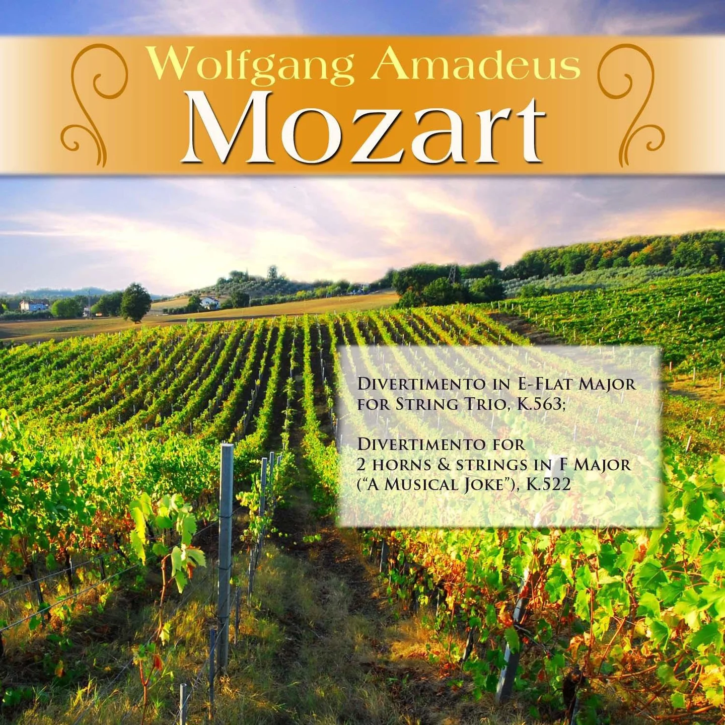 Divertimento String Trio - in E flat K.563 - Wolfgang Amadeus Mozart (1st Mov I. Allegro Original Score and Parts) by poon