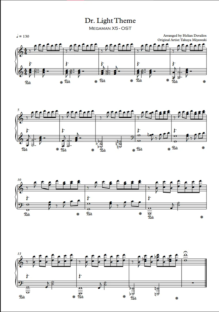 Dr.Light - Takuya Miyawaki by Helian Game Piano