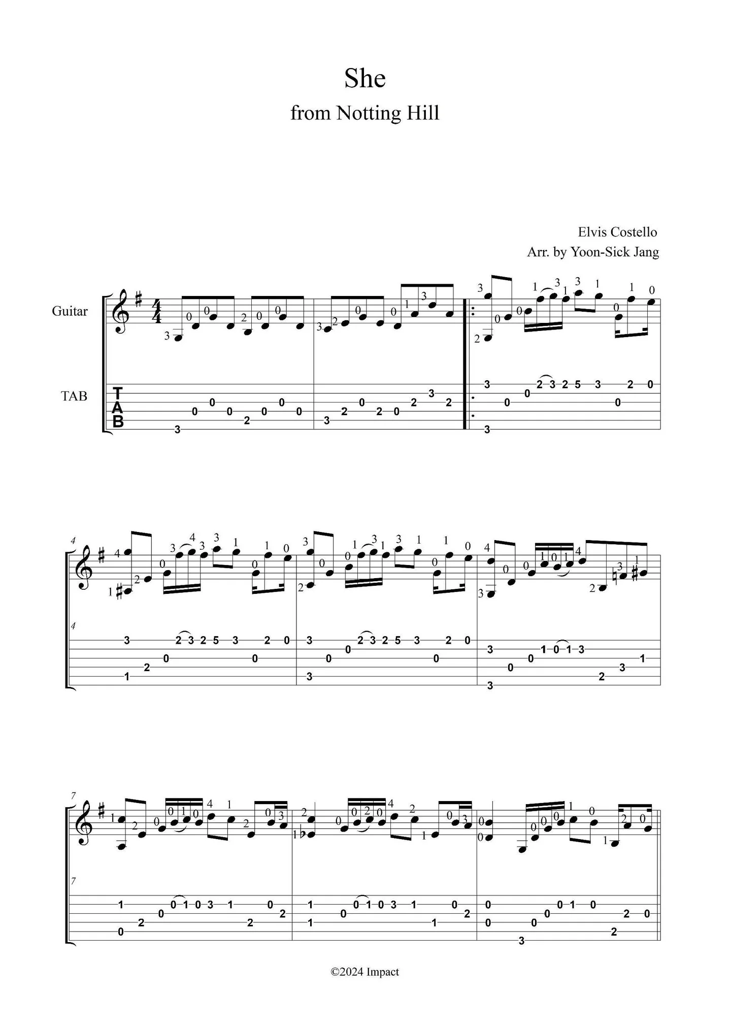 She from Notting Hill - Elvis Costello by 장윤식 - Page 2