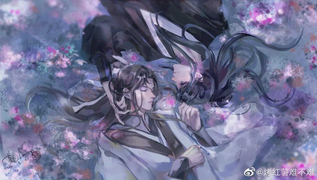 晚夜微雨问海棠 - 鏡予歌/喧笑/陳亦洺 (Husky and His White Cat ShiZun) by Shio