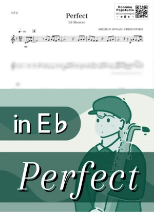 Perfect ( inE♭ ) - Ed Sheeran by Kaname@Popstudio