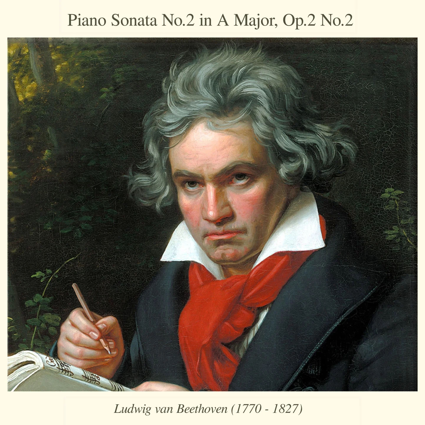 Piano Sonata No.2 in A Major, Op.2 No.2 - Ludwig van Beethoven (Beethoven, Piano Sonata No.2 in A Major, Op.2 No.2, for Piano Solo Original Complete With Fingering) by poon
