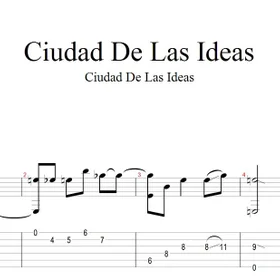Flamenco Guitar Lesson & Tablature in the style of Vicente Amigo - Ciudad De Las Ideas (full album, 8 tracks))