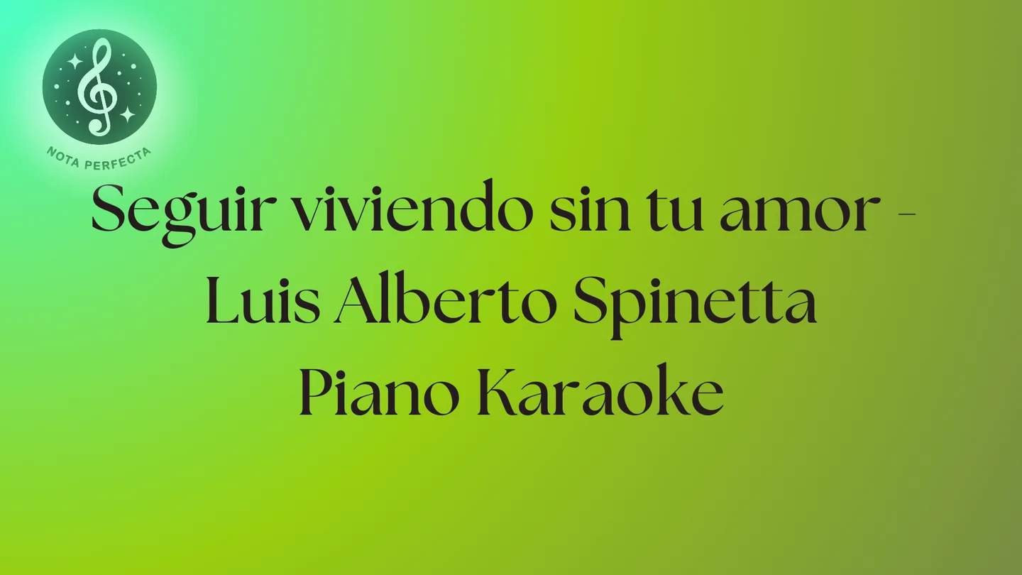 Seguir viviendo sin tu amor - Luis Alberto Spinetta (Piano) by Rebeca Benítez