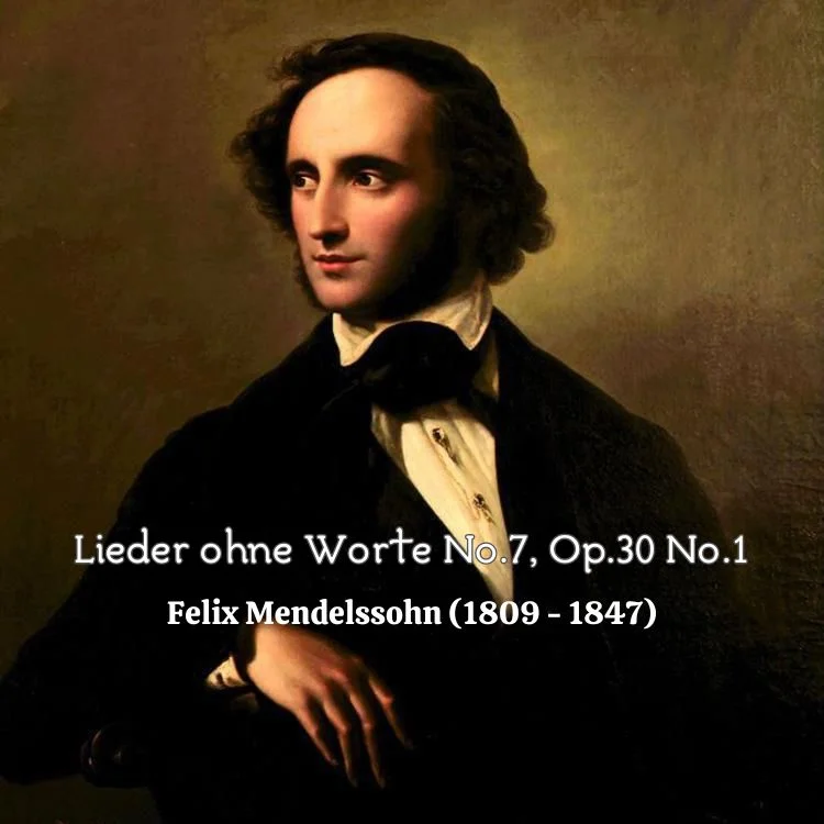 Songs Without Words No.7, Op.30 No.1 - Felix Mendelssohn (Lieder ohne Worte, Book II, Op. 30:No. 1, Andante espressivo, MWV U103 - Original With Fingering - For Piano Solo) by poon