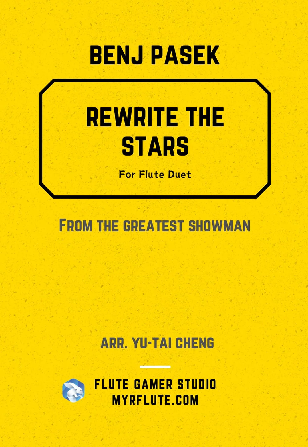Rewrite the stars (The Greatest Showman) - flute duet - Benj Pasek &amp; Justin Paul by CHENG YU-TAI