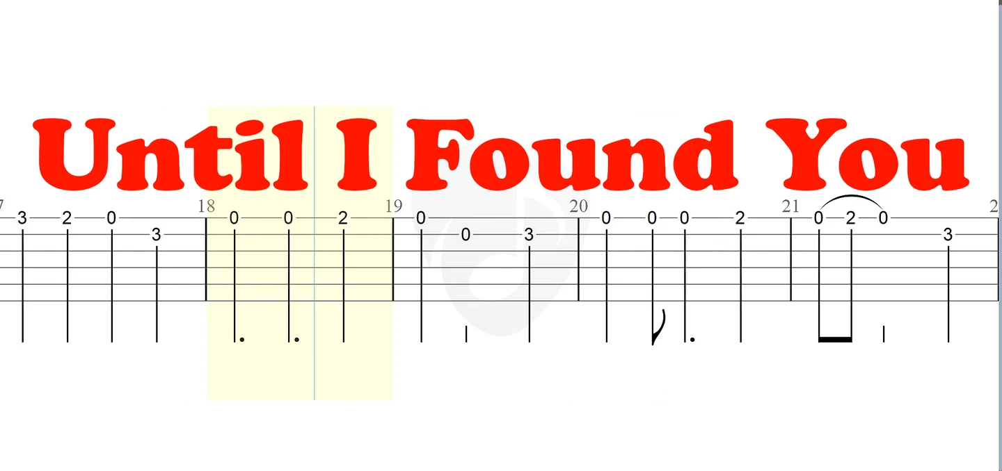 Until I Found You - Stephen Sanchez (Guitar) by Instrument T