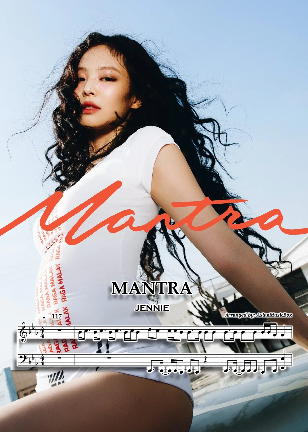 'MANTRA' (Sheet, MIDI, MultiTracks & WAV) - JENNIE by AsianMusicBox