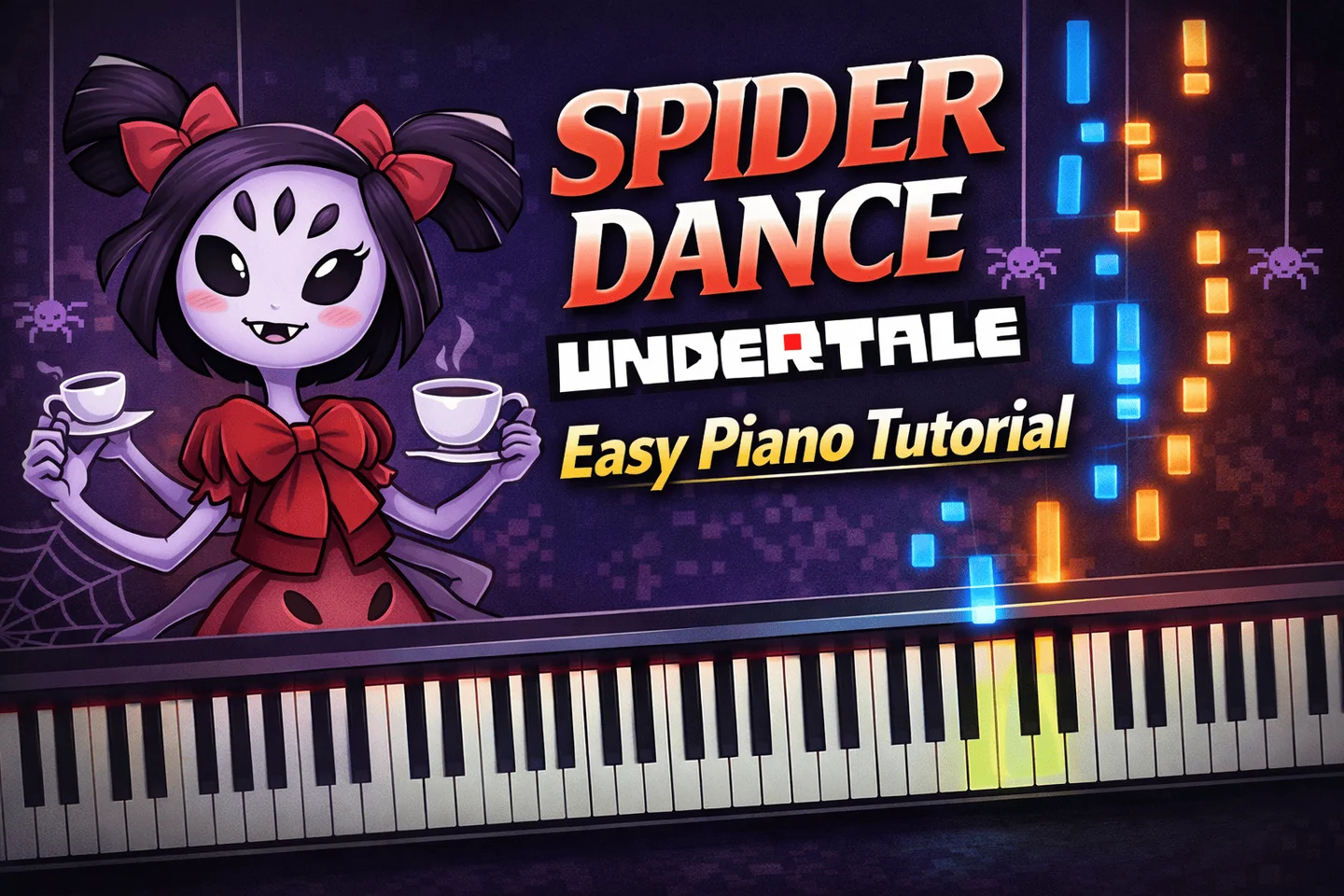 Spider Dance Undertale - Toby Fox by Anime Piano Tutorials