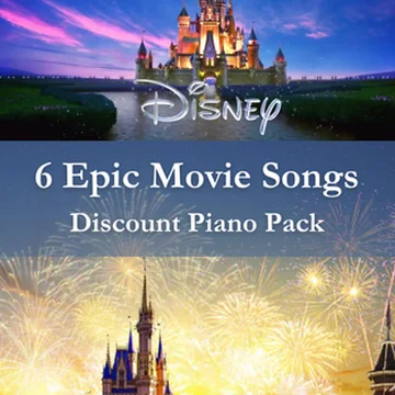 6 Epic Movie Songs |  Discount Piano Pack