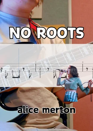 No Roots - alice merton (ベースが際立つ楽譜で簡単に習得) by 베이스들개
