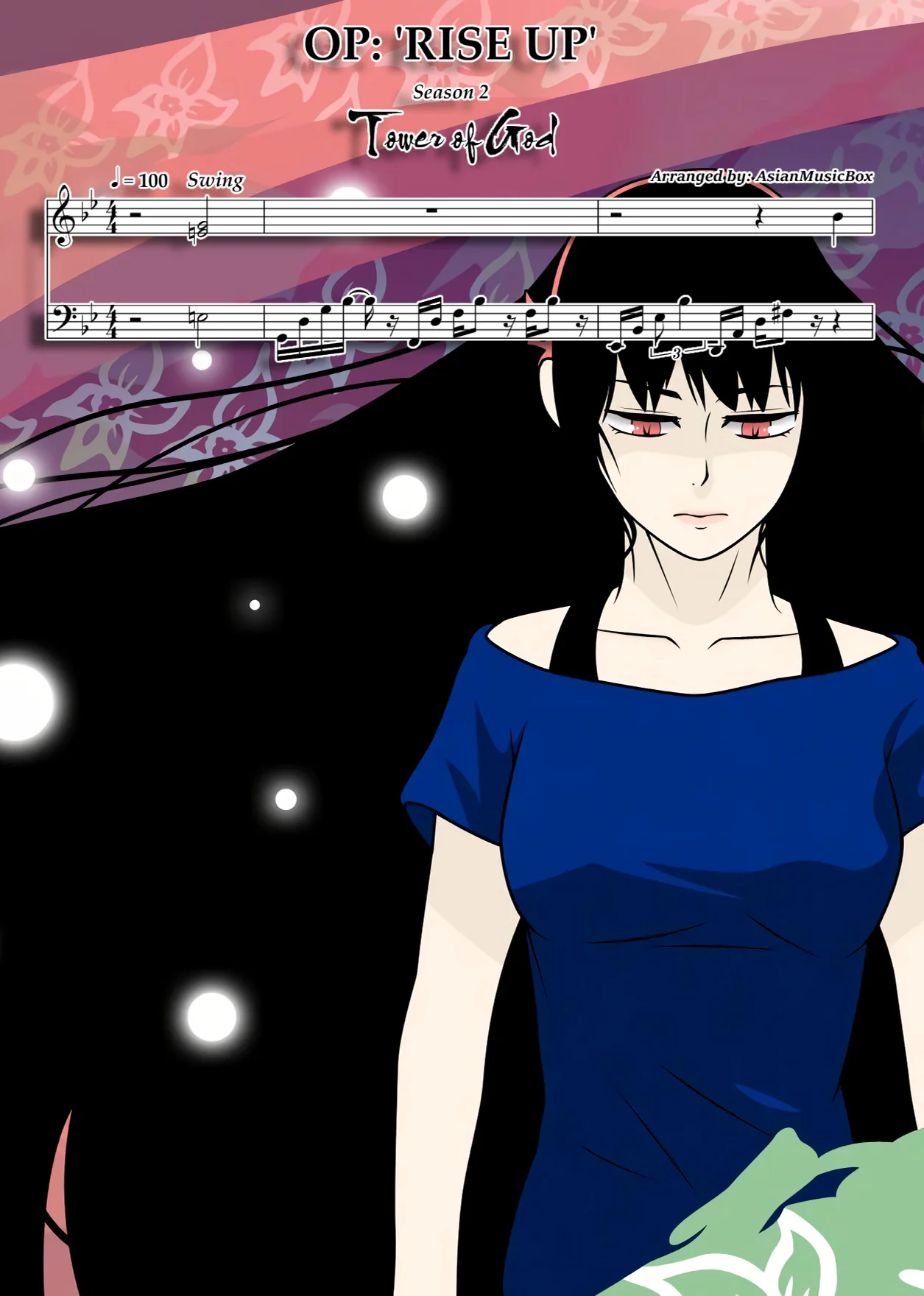 Season 2 OP - 'RISE UP' (Sheet, MIDI, MultiTracks &amp; WAV) - Tower of God | NiziU by AsianMusicBox