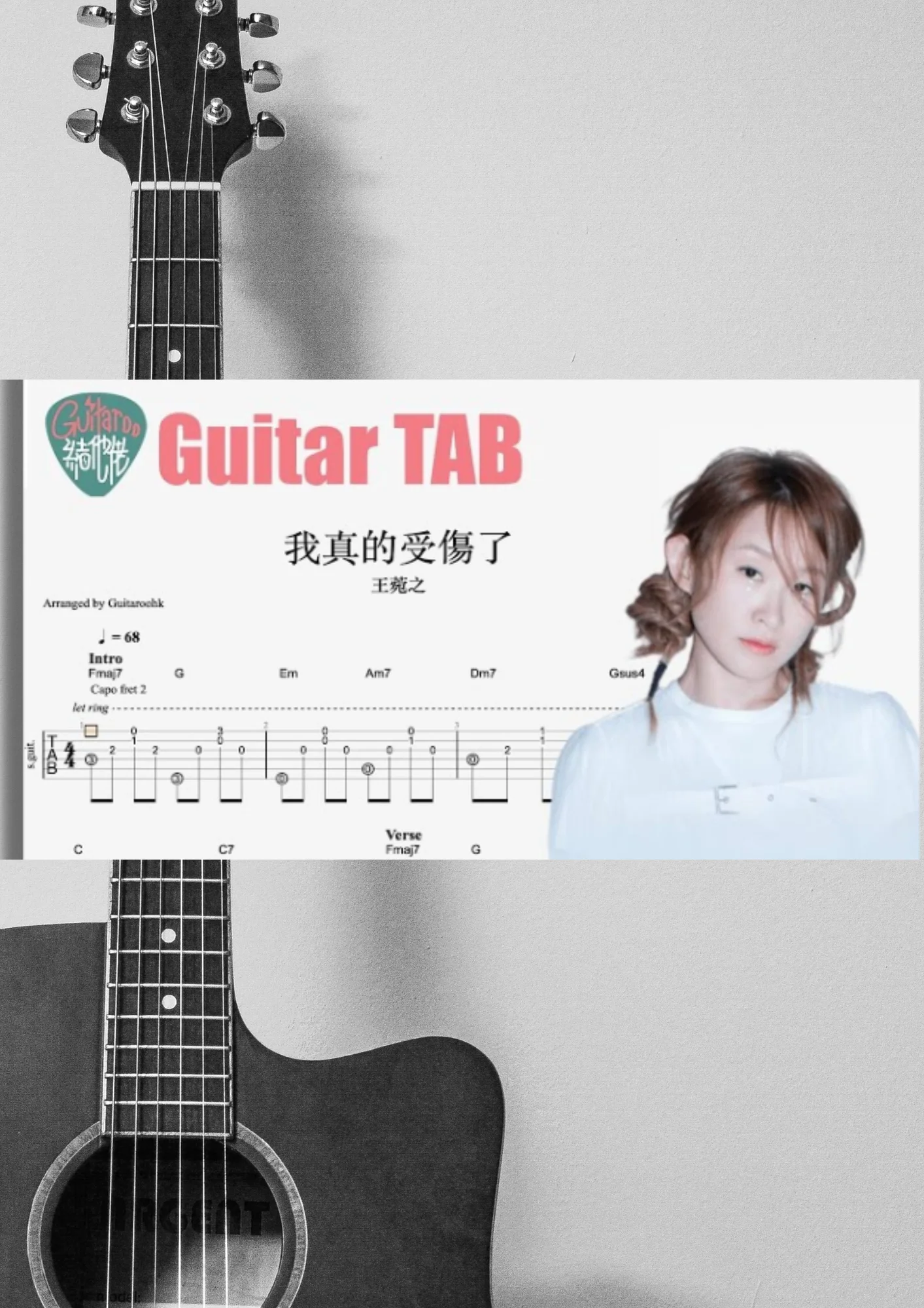 我真的受傷了 - Ivana Wong 王菀之 by Guitaroohk