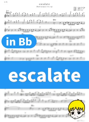 escalate - Aimer (NieR:Automata Ver1.1a / in Bb) by muta-sax