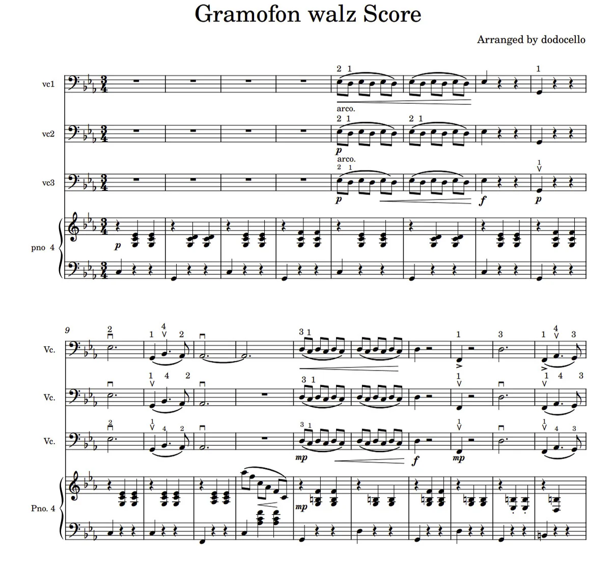 Gramophone Waltz - Eugen Doga by 캘리박