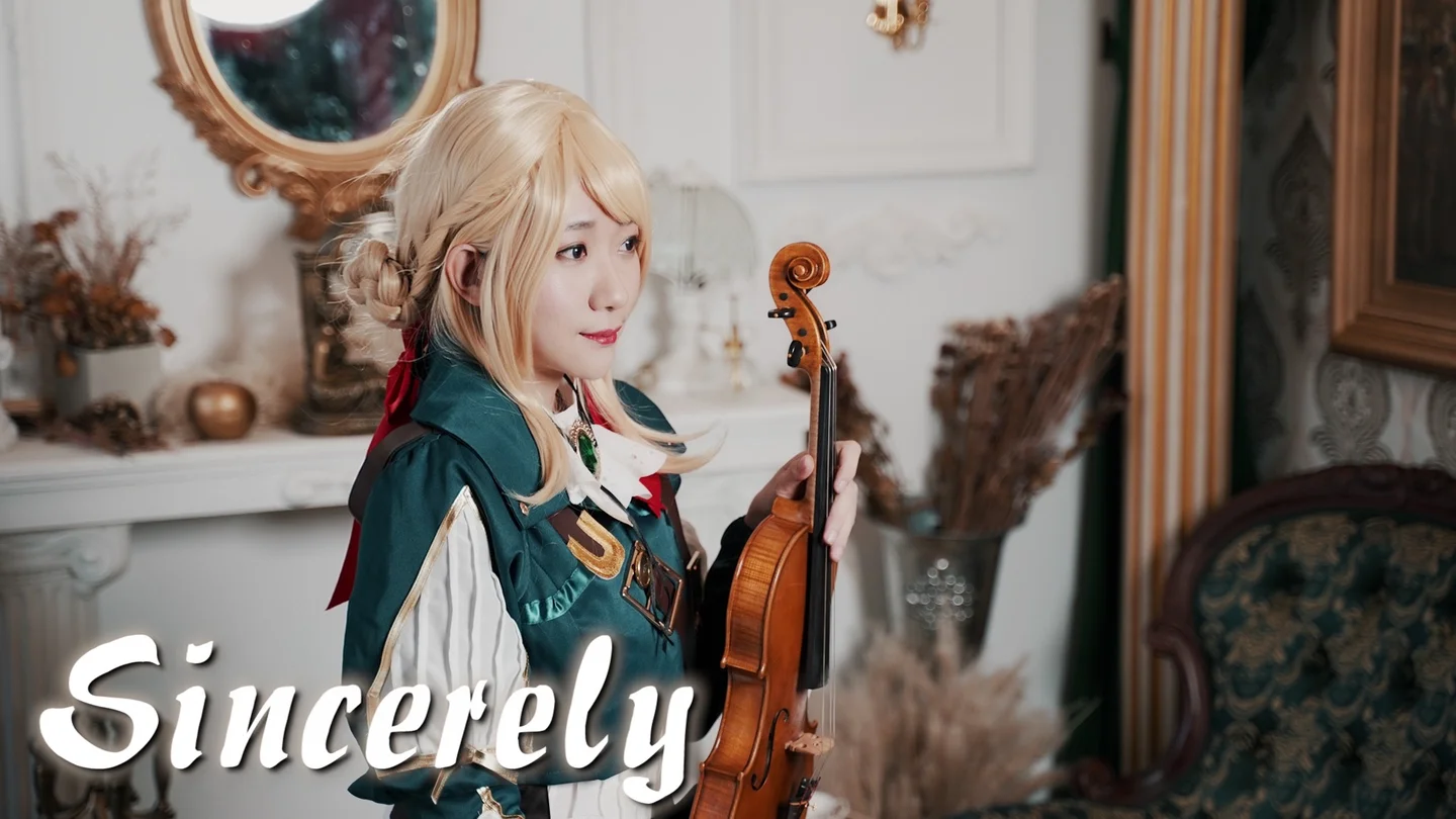 Sincerely - TRUE (VioletEvergarden OP Includes Instrumental) by Kathie Violin 黃品舒小提琴