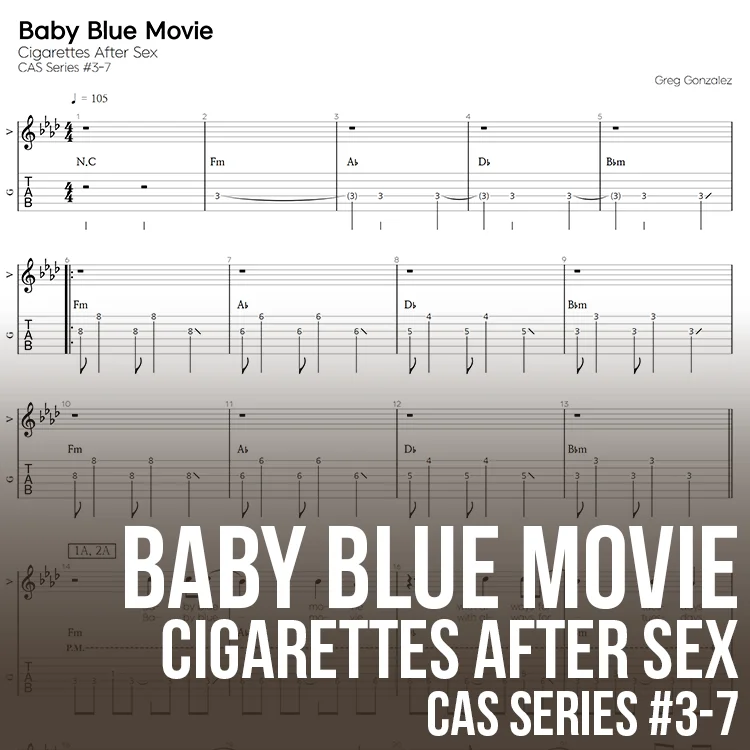 Baby Blue Movie - Cigarettes After Sex by 기타선생