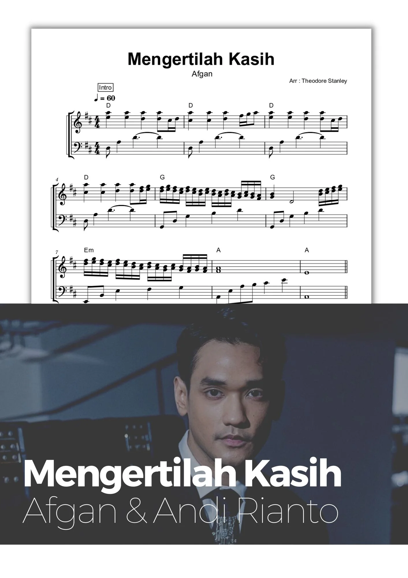 Mengertilah Kasih - Afgan &amp; Andi Rianto by Theodore Stanley