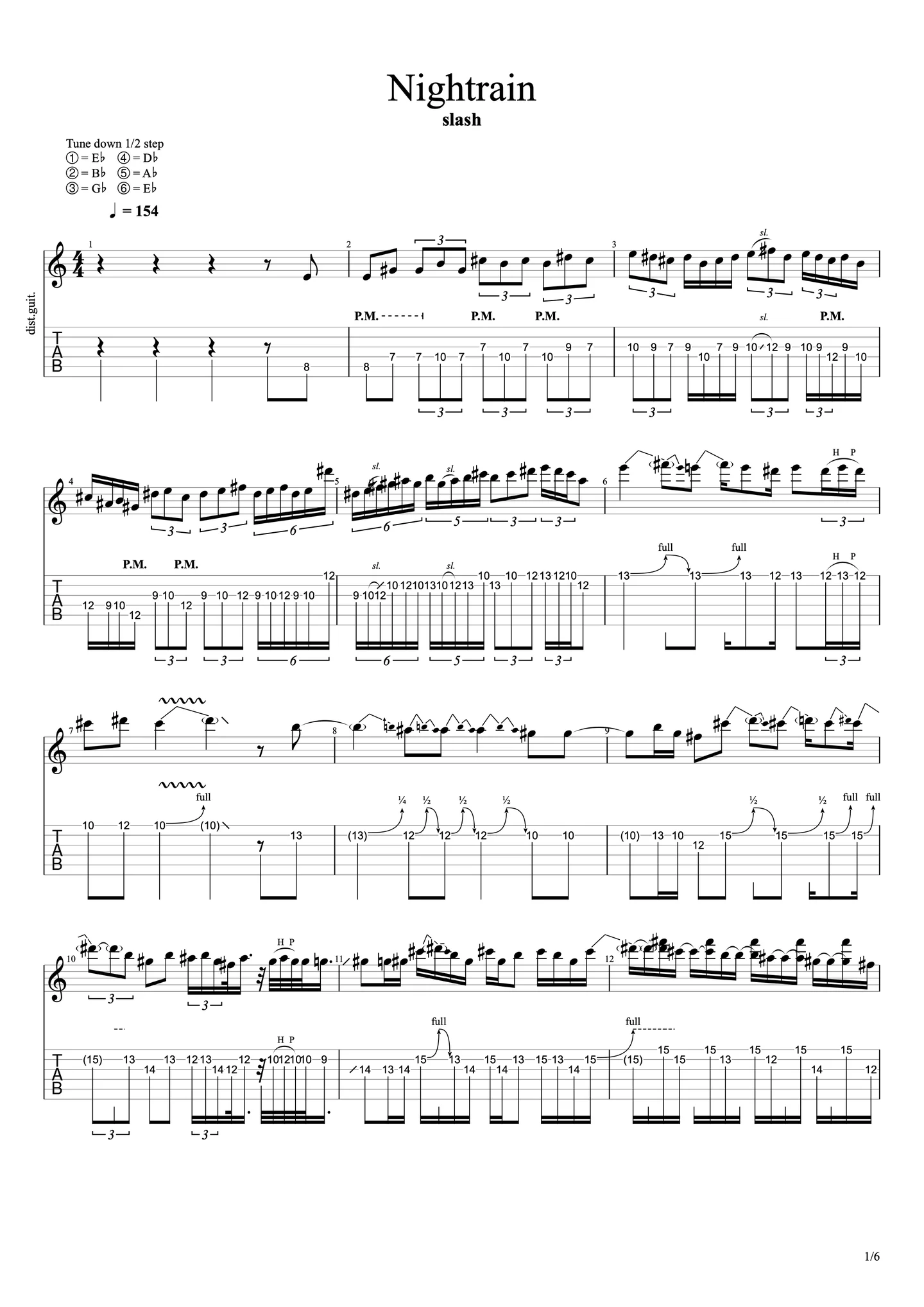 Nightrain - Guns N' Roses/枪炮与玫瑰
