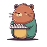 Capybara Piano