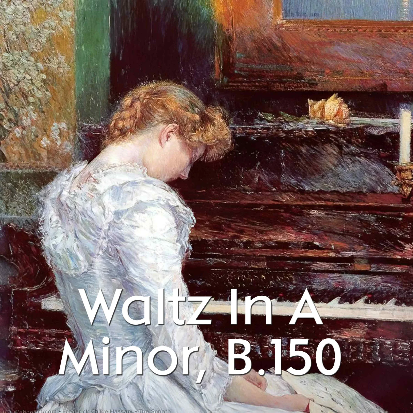 Waltz in A minor, B.150 - Frédéric François Chopin (Original Fo Piano Solo With Fingering) by poon
