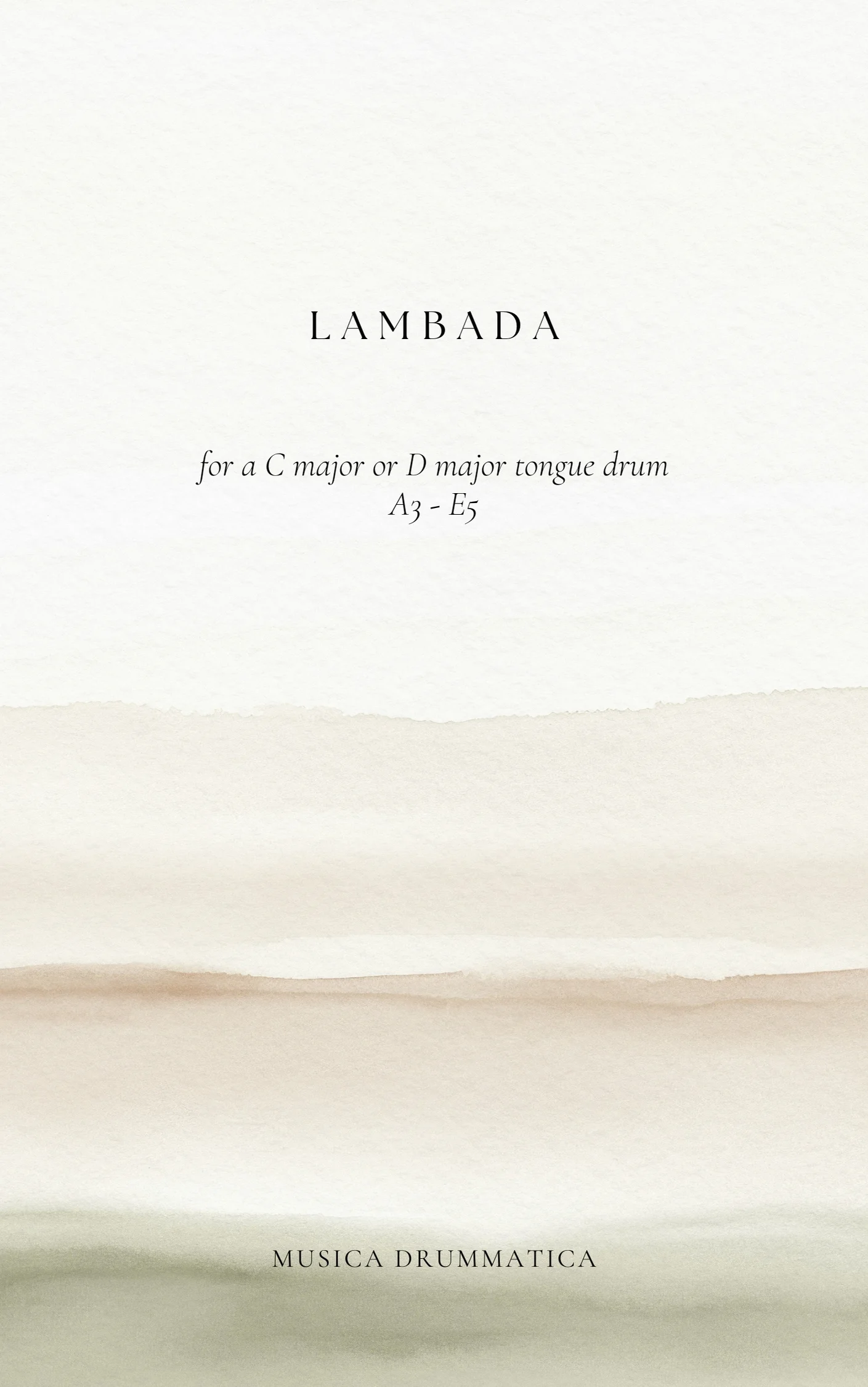 Lambada - caoma by Musica Drummatica