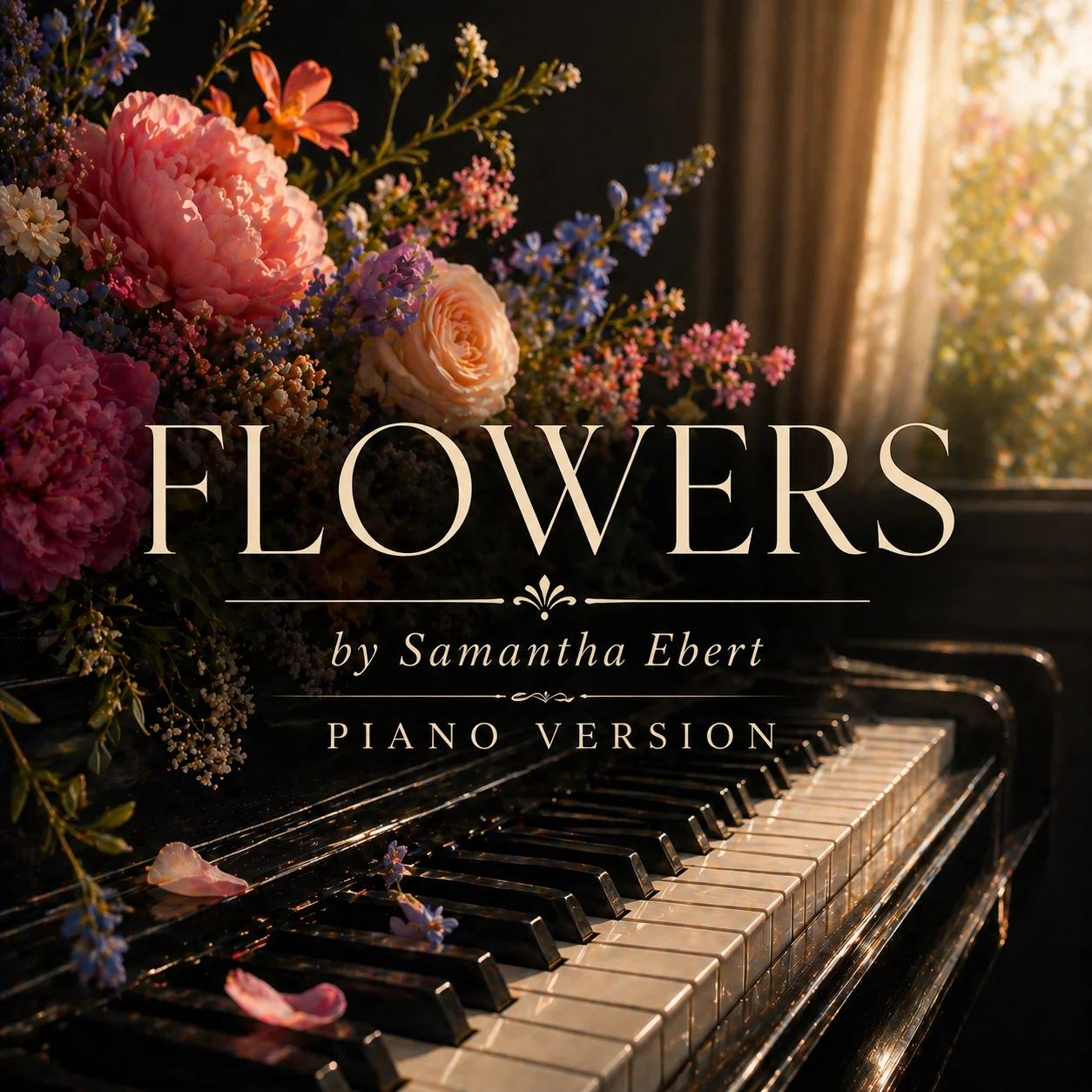 Flowers - Samantha Ebert (ピアノ楽譜) by Mel's Music Corner