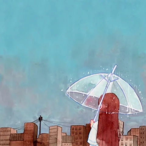 Raindrops in the Umbrella