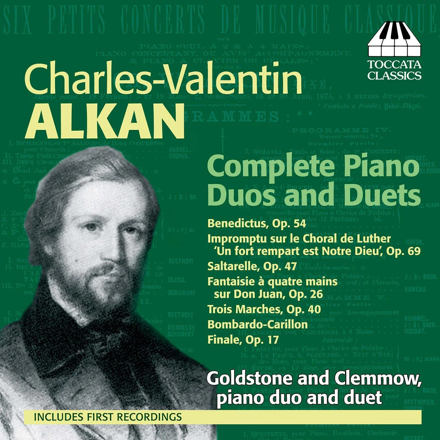 Marche Op.40 No.2 in E-flat Major - Charles-Valentin Alkan (Alkan, Marche Op.40 No.2, in E-flat Major, for Piano four Hands Original) by for Piano four Hands Original