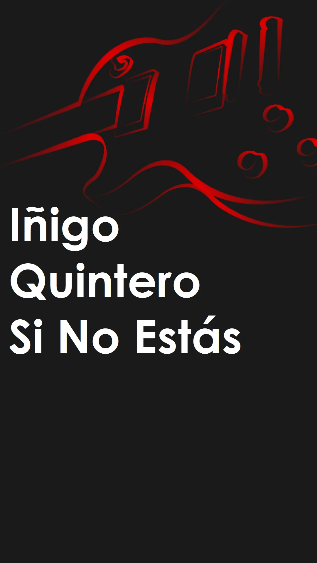 Si No Estás - Íñigo Quintero by Mario Serrato
