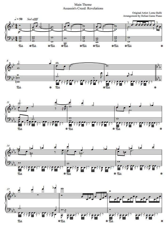 Main Theme - Assassin's Creed Revelations by Lorne Balfe