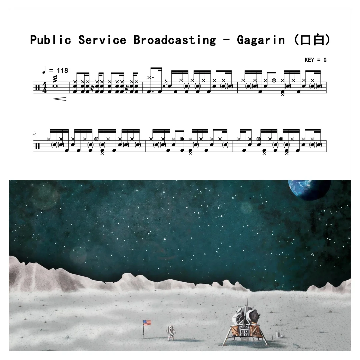 Gagarin (口白) - Public Service Broadcasting by 老虎不说谎