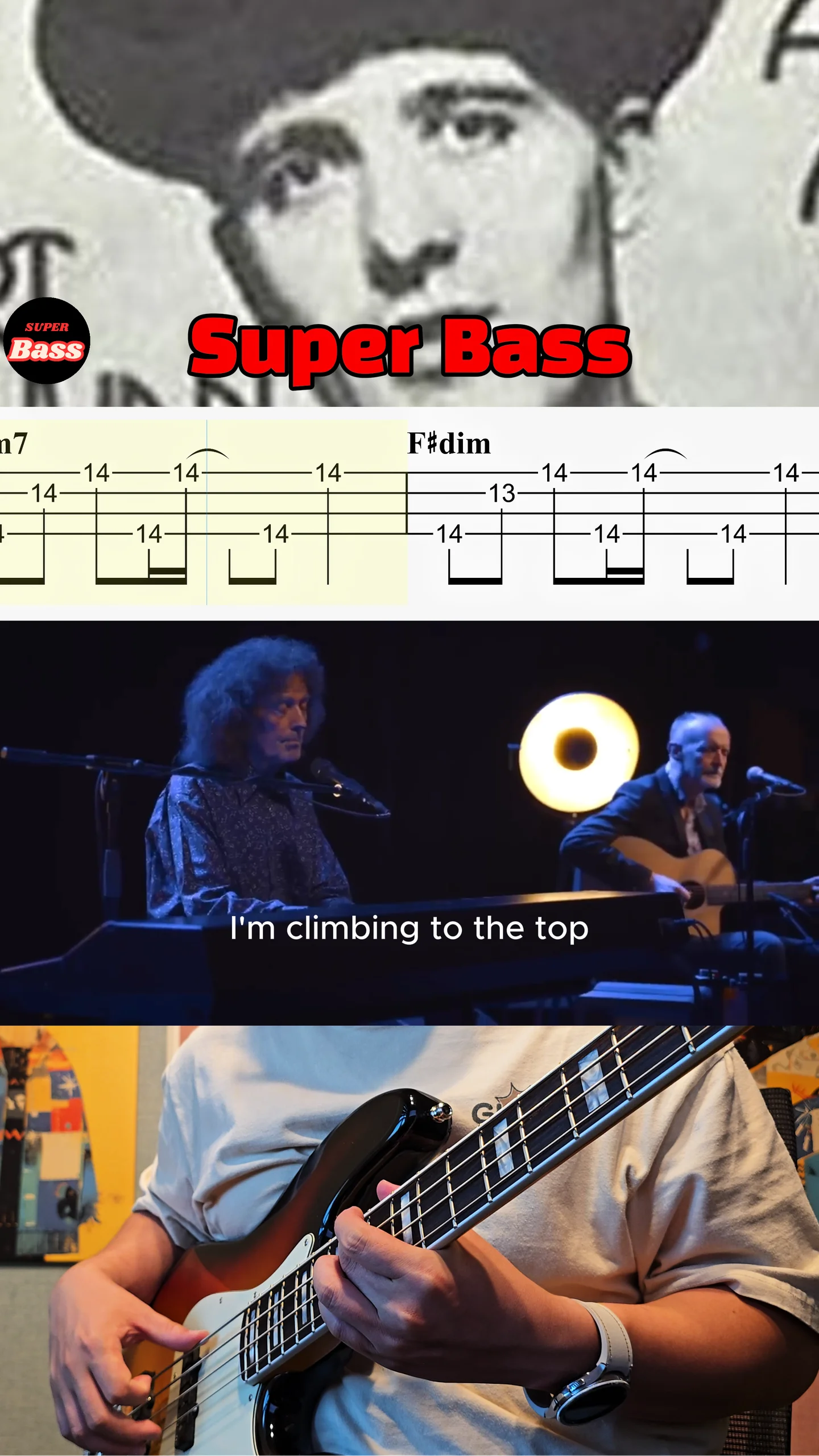 Alone Again (Naturally) - Gilbert O'Sullivan (Play the full chord progression on bass, not just root notes.) by Super Bass