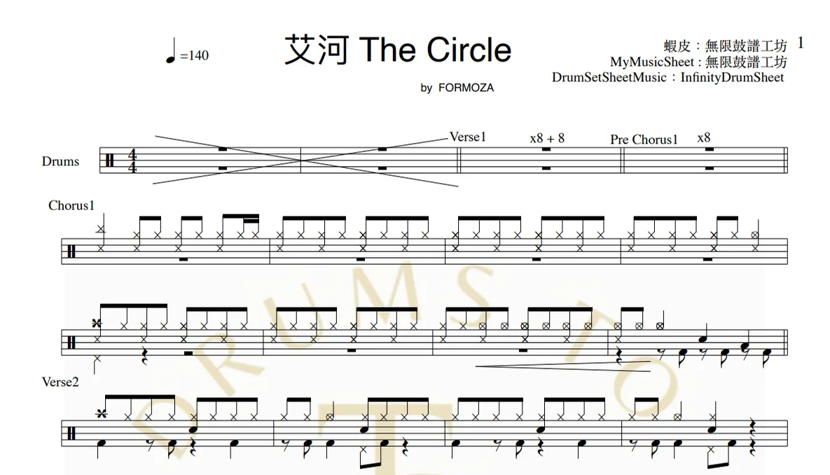 艾河 The Circle - FORMOZA by infinityDrumStudio
