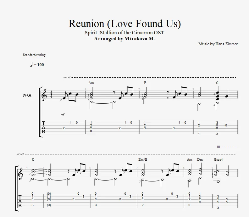 Reunion (Love Found Us) - Hans Zimmer by Marina Mirakova