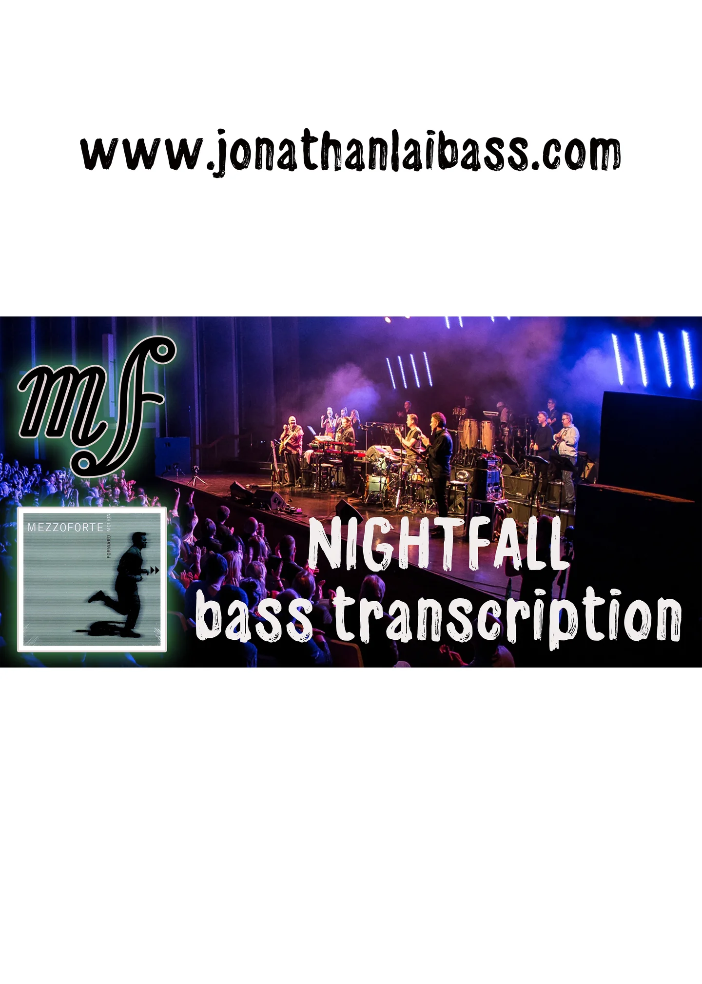 Nightfall - Mezzoforte (Bass Guitar Score) by Jonathan Lai