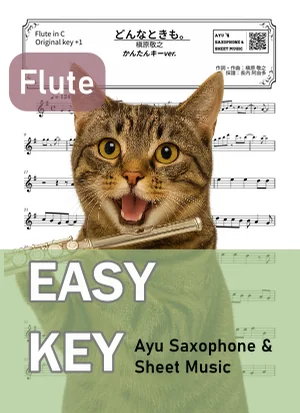 無論何時 - 槙原敬之 (長笛 / 易演奏調) by Ayu Saxophone & Sheet Music