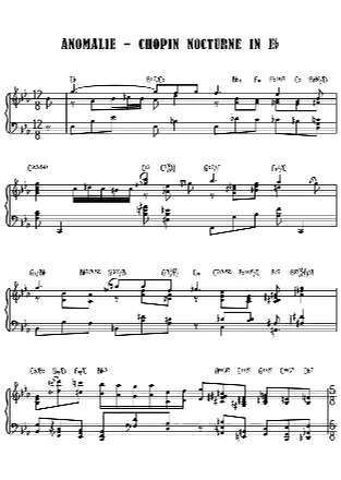 Chopin Nocturne in Eflat (Jazz vers.) - none by Anomalie