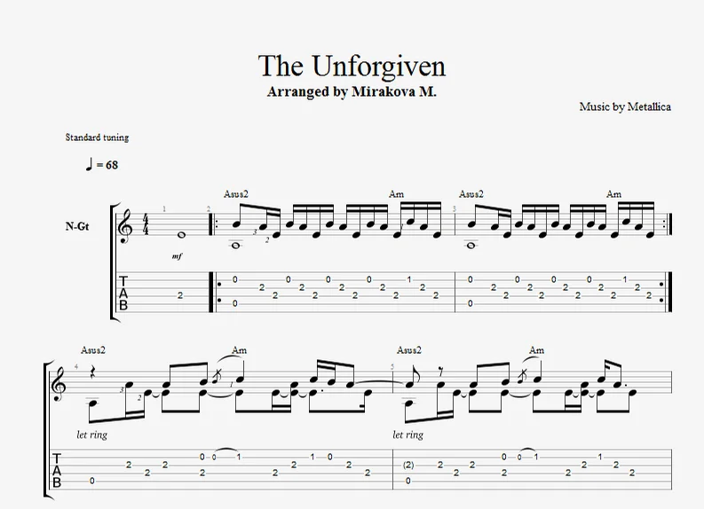 The Unforgiven - Metallica by Mirakova Marina
