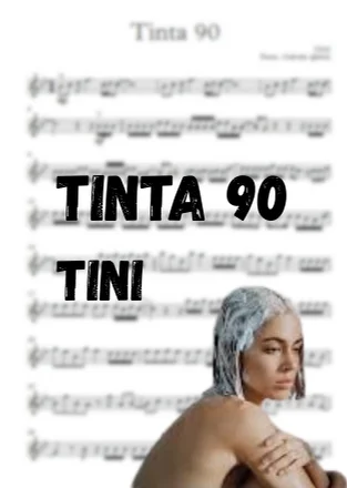 Tinta 90 - TINI (Melodía para violin solo) by Gabriela Iglesias